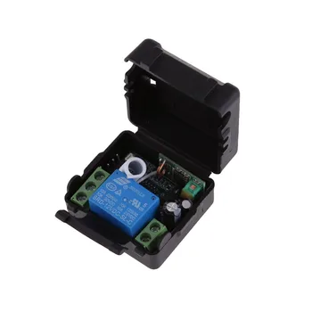 

10pcs/lot DC 12V 10A 1ch 315Mhz 433Mhz optional RF wireless system Receiver Mini Size for car door window entrance Hot sale