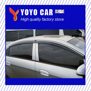 

Hot sale 4 Piece Injection molding trim vent shade rain sun wind deflector window visor for Vios 2002-2007 2008-2013 2014-2017