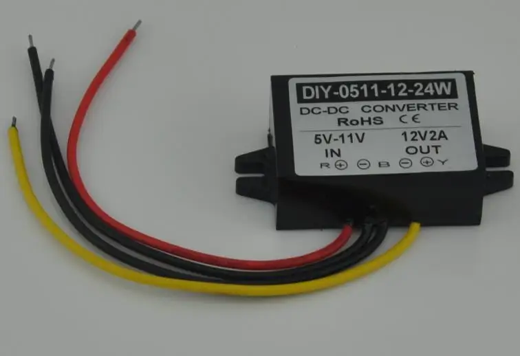 100PCS DC DC Step Up Converter 5V 6V 7V 8V 9V 10V 11V To 12V 2A 24W Waterproof Boost Power Supply Module Car Power Inverter
100PCS DC DC Step Up Converter 5V 6V 7V 8V 9V 10V 11V To 12V 2A 24W Waterproof Boost Power Supply Module Car Power Inverter