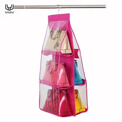 Luluhut 6 карманов большой размер сумка подвесной шкаф для хранения Органайзер сумка для хранения Органайзер для сумки держатель для модной