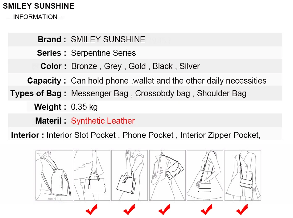 Роскошные женские сумки SMILEY SUNSHINE, дизайнерские сумки-мессенджеры через плечо, женские сумки с верхней ручкой, bolsos mujer