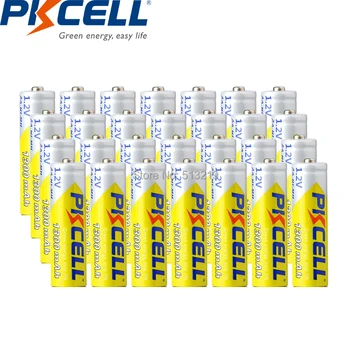 

28PCS PKCELL AA battery 1300mah 1.2v NIMH rechargeable battery for digital Camera, flashlight