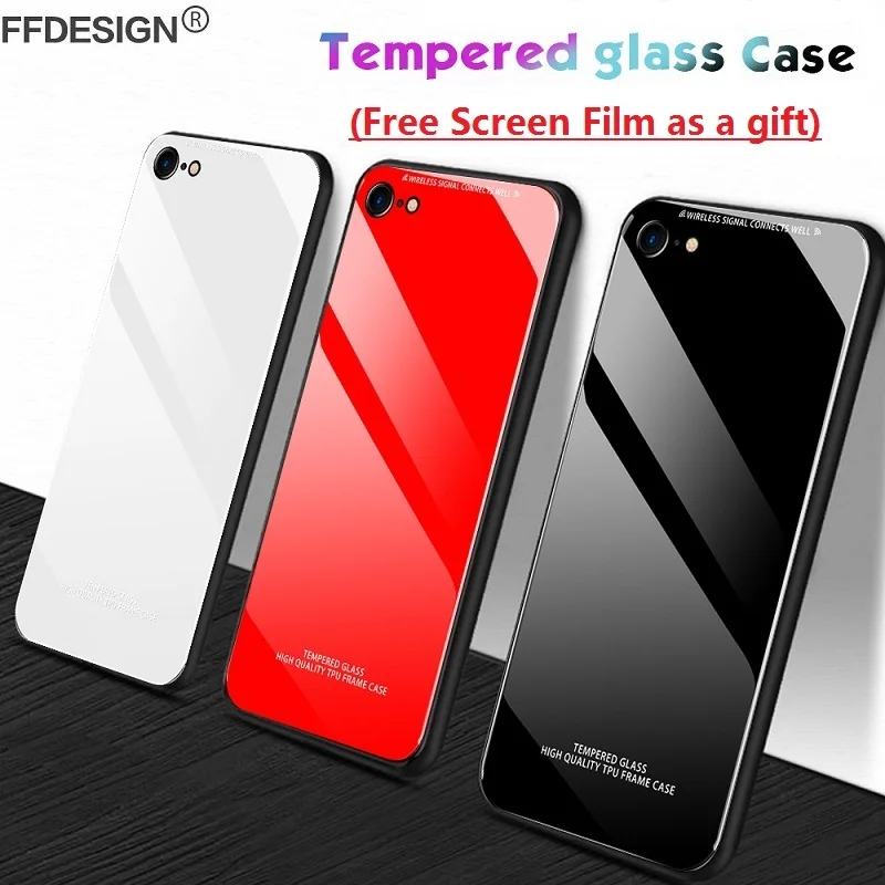 

Case for iPhone 7 8 Plus 6 6s Glass Case for iPhone XR X XS Max Case Glass Cover Shell Funda Coque iPhone 6 7 8 Plus X XS Max XR