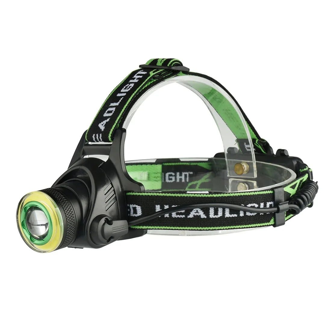 Outdoor Fishing Tools LED Headlamp Zoom 4 Modes Headlight Outdoor Fishing Lighting Night Safety Portable Headlamp Fishing Tools