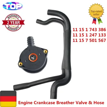 

AP03 11151743386 11151247133 11157501567 2pcs Engine Crankcase Breather Valve & Hose for BMW E36 E46 316i 316Ci 318i Z3