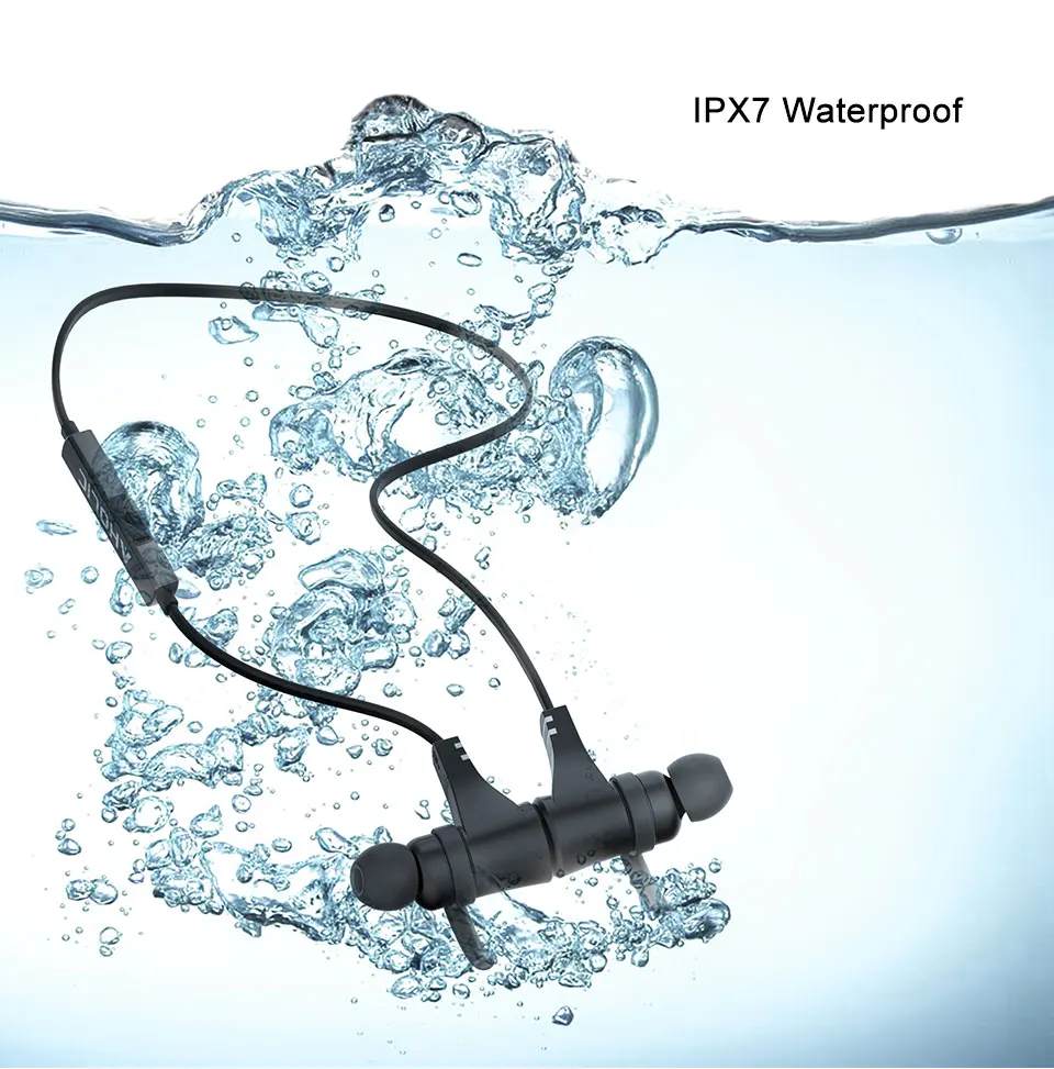 Магнитные беспроводные Bluetooth наушники-вкладыши с микрофоном спортивная водонепроницаемая гарнитура стерео звук беспроводные наушники для телефона Xiaomi