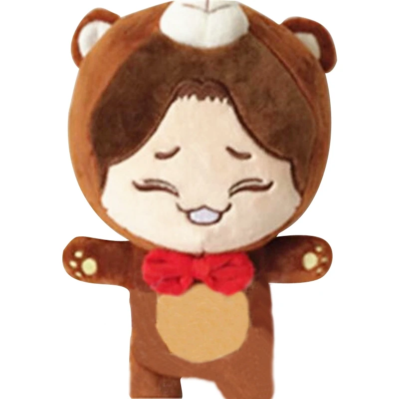 Корея KPOP EXO планета #2 Кай Ким Чен в бурый медведь 9 "Плюшевые игрушки Мягкая кукла игрушек, для подарка, для фанатов