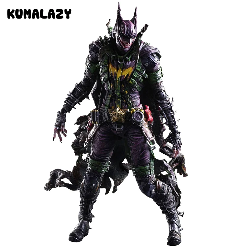 Preise Batman Figur Gogues Galerie Joker Batman Play Arts Kai Spielen Kunst KAI PVC Action Figure Bat Mann Bruce Wayne 26 cm Puppe Spielzeug