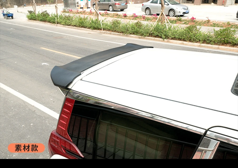 MONTFORD стайлинга автомобилей FRP Материал Неокрашенный Грунтовка Цвет задний багажник Boot крыло крыши спойлер для Toyota Alphard