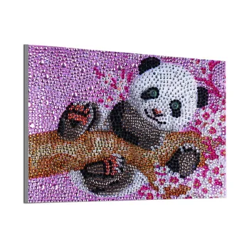 

PandaCartoon Animal Full Special Panda Shaped Diamond Painting DIY Cross Stitch Crystal Drill Diamond Embroidery Panda Decor