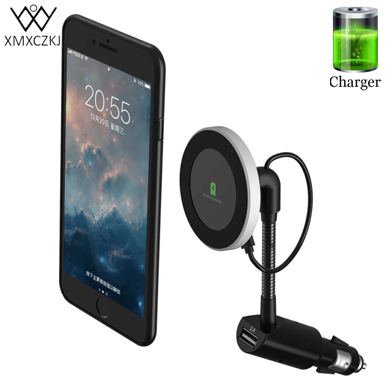 Qi Wireless Car Charger Magnetic Mount Holder Car Wireless