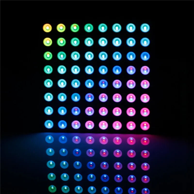 SunFounder 8x8 полноцветный RGB светодио дный СВЕТОДИОДНЫЙ матричный драйвер щит + RGB матричный экран для Arduino