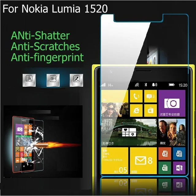Лучшее качество 1x0 33 мм 9H для NOKIA Lumia 1520 6 &quotПремиум Закаленное стекло