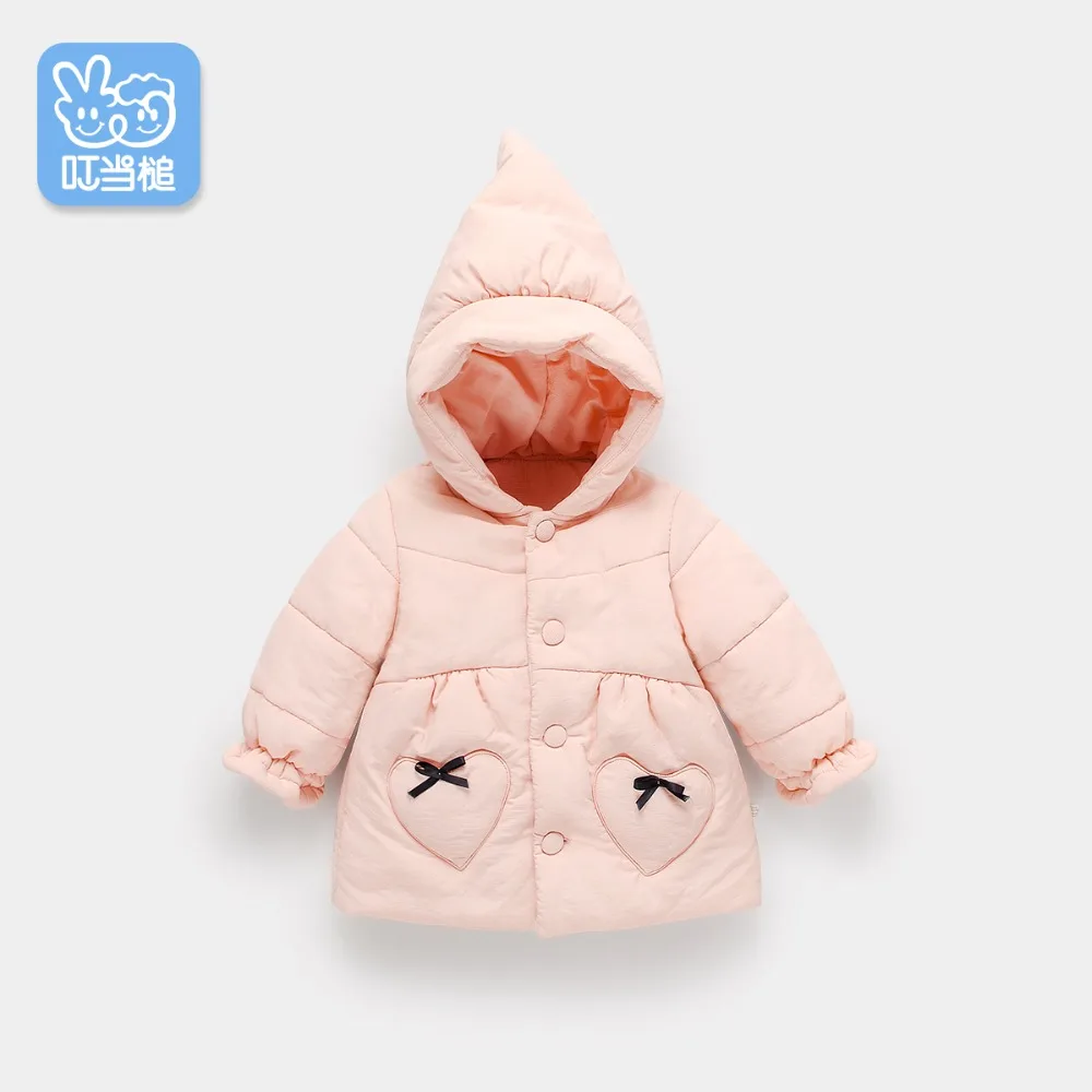 Dinstry Winter Clothes Girls Thick Cotton Coat 1-4 Years Old Girls ...