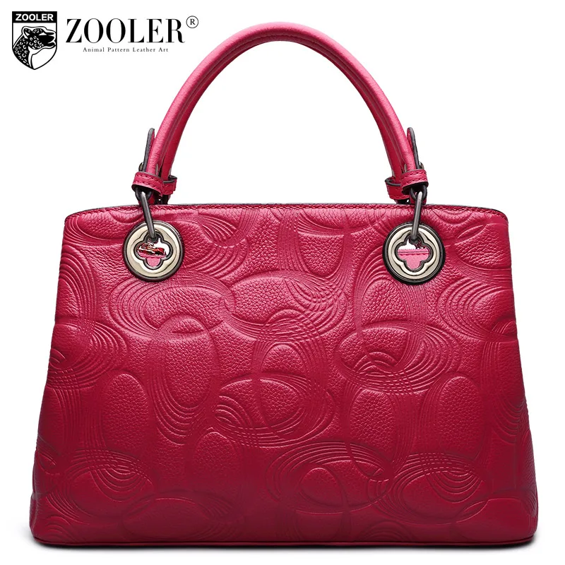 

Hot Selling ZOOLER Bags Made Of Genuine Leather Hardware Shoulder bag Female Tote Bolsos Mujer 2017 trend fashion Messenger Bag