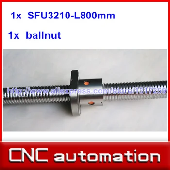 

ballscrew SFU3210 800mm RM3210 Rolled Ball screw rail +1pc ballnut