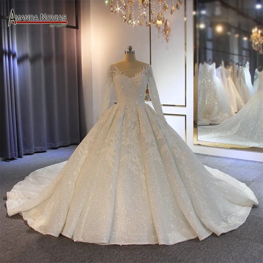 

wedding dress 2019 with long sleeves custom order wedding gown