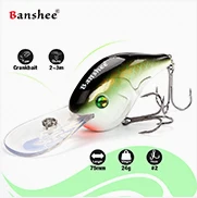 Banshee 6 шт./лот 50 мм 10 г VC04 Deep Chub Дайвинг кренкбейты плавающая приманка для рыбалки погремушка звук воблер, твердая искусственная приманка