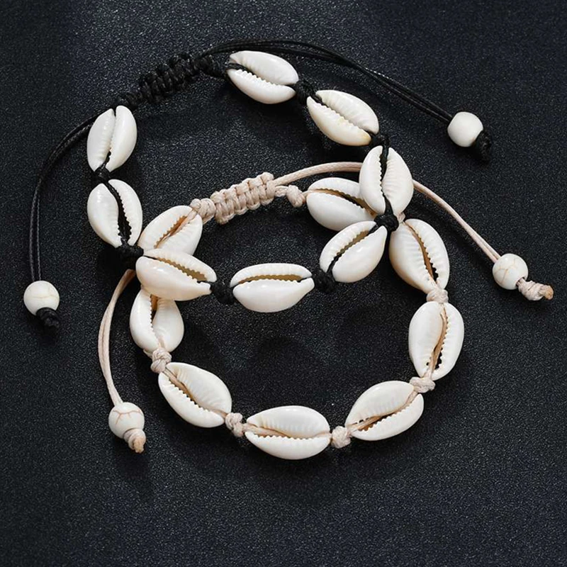 Jisensp البوهيمي Cowrie قوقعة قلادة قلادة للنساء الأزياء المحيط البحر الشاطئ القلائد بوهو مجوهرات من الصدف