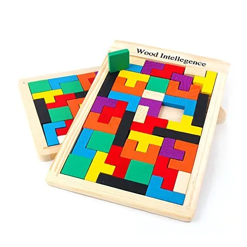 YiTao (TM) деревянная Tangram Jigsaw Tetris Puzzle Toy обучающая игра (40 шт.)|toy lipstick|toys heroestoy box the game |