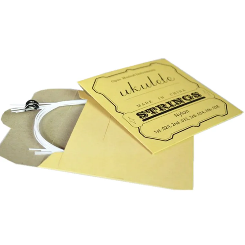 

High Quality Ukulele Strings White Nylon Hawaii Guitar 4 Strings Soprano Concert Tenor Ukelele21"/23"/26" Strings 10 Sets