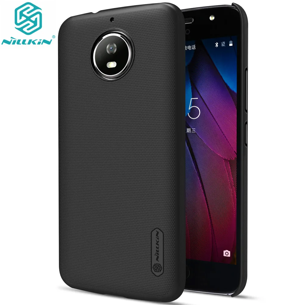 

NILLKIN for Motorola Moto G5s Case 5.2 inch Super Frosted Shield Matte Case For Moto G5s Back Cases with Screen Protector