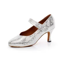 Женская Обувь для бальных и латиноамериканских танцев обувь для сальсы женские вечерние туфли для танцев на высоком каблуке 5,5/6/7,5 см с мягкой подошвой 1672