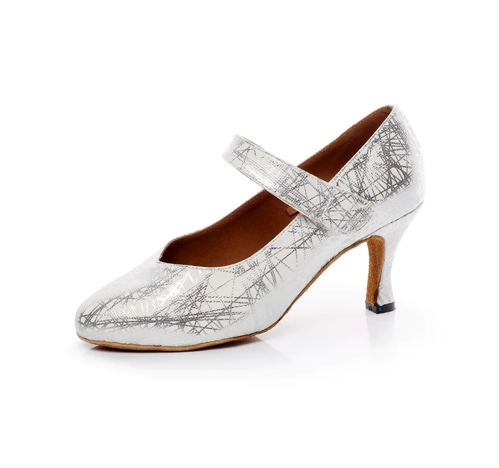 

Woman Ballroom Latin Dance Shoes Salsa Shoes High Heels 5.5/6/7.5cm Female Tango Waltz Party Dance Shoes Soft Sole 1672
