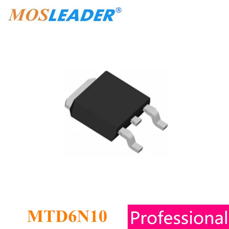 

Mosleader MTD6N10 TO252 100PCS 500PCS MTD6N10E DPAK 6N10 D6N10 100V N-Channel High quality