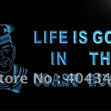 LK327-Coast Guard Life-хороший бар, пиво, световой знак, домашний декор, ремесла