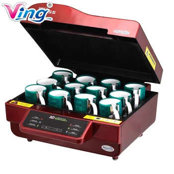 

220V 3D Vacuum Sublimation Heat Press Machine China for T-shirt, pillowcase, tile, mouse pad, glass, crystal, plate, mug