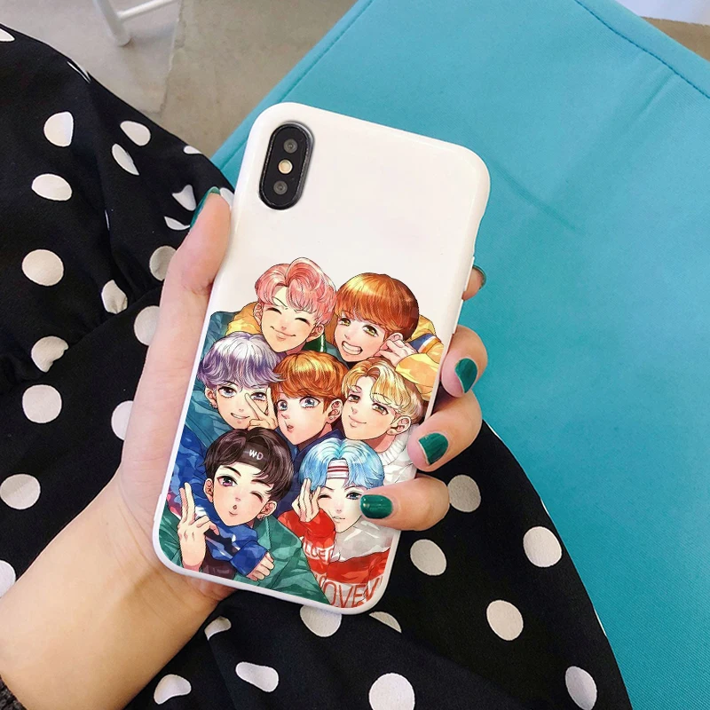 Чехол для телефона EUPHORIA JUNGKOOK Run Ep для iPhone 6S 8 6 Plus XS, силиконовый чехол для телефона iPhone X 7 Plus XS Max - Цвет: W-1670