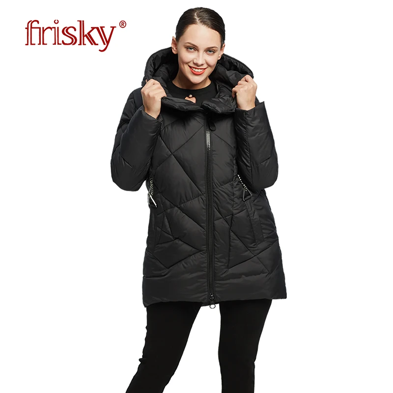 2018 Frisky новинки пуховик женский зимний плюс размера куртка женская зимняя с