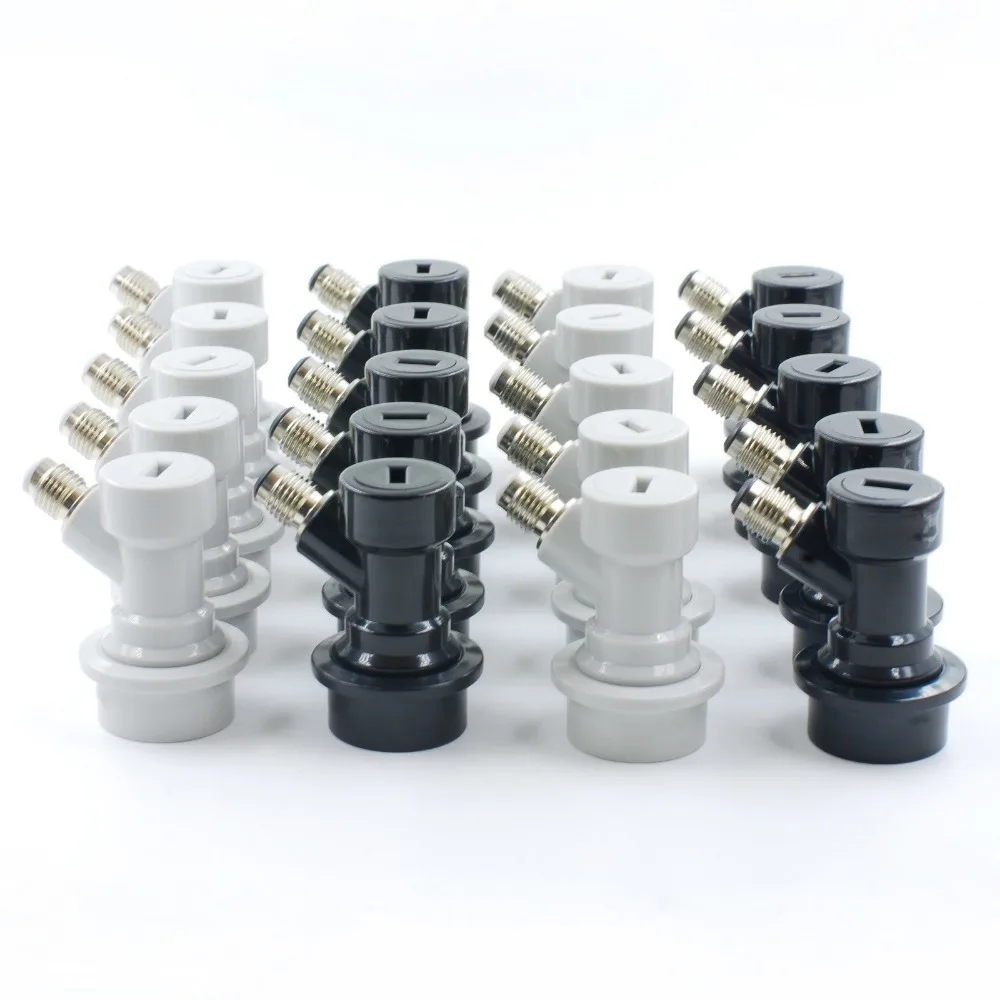 

10 pairs New Ball Lock Homebrew Keg Quick Disconnects Threaded MFL - Gas & Liquid for homebrew free shipping