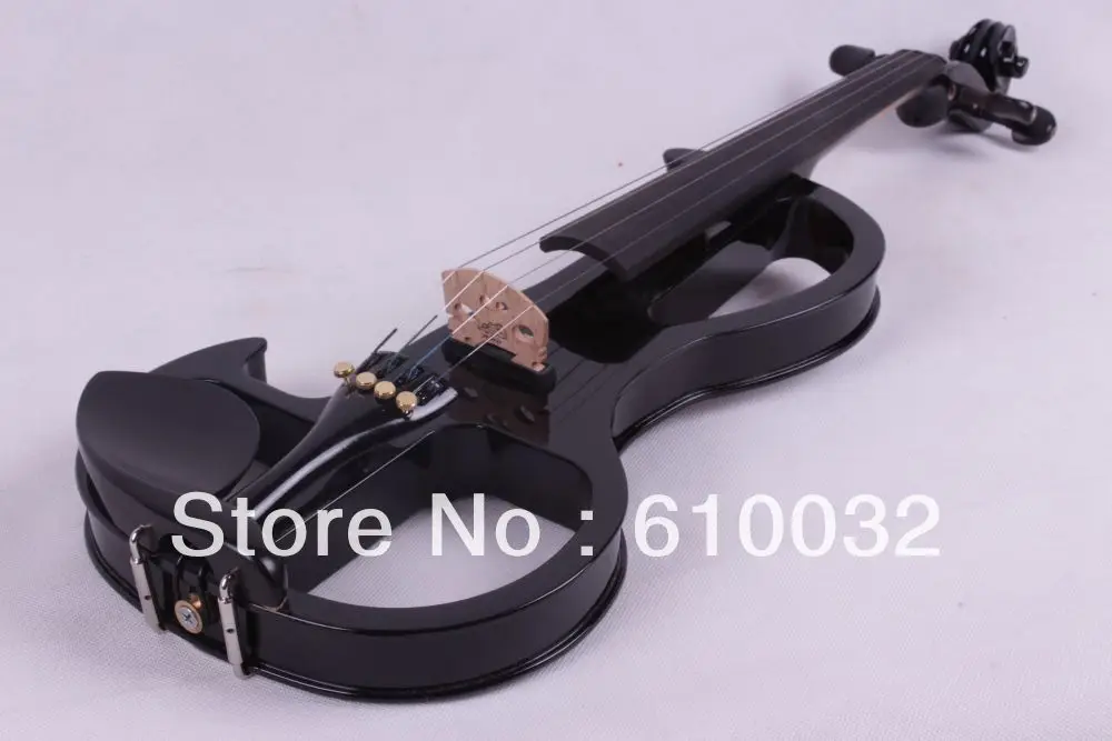 

black 4/4 4 String Electric Violin Solid wood hand style 2-4 #
