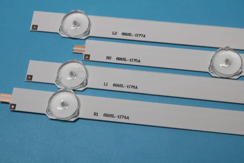 

100%new 12 Pieces LED strip for LG substituted new 47"ROW2.1 Rev 0.7 6916L-1174A 6916L-1175A 6916L-1176A 6916L-1177A