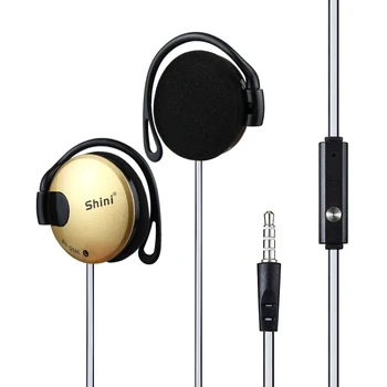 

Hot New Sale!!! Shini Q140 Stereo EarHook Earphones Earbuds Super Bass Headset Handsfree 3.5MM With MIC 9 Colour Free Shipping