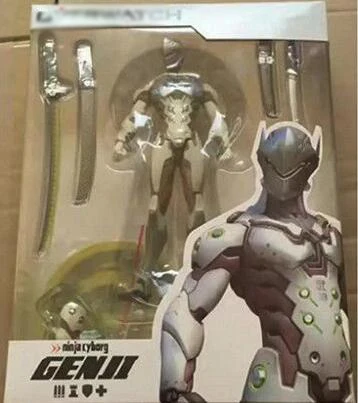 Аниме игра OW Ninja Shimada Genji 18 см шарнирные подвижные фигурки модели игрушек|Игровые и