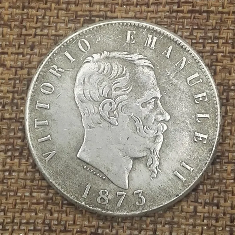 

1873 Italy Italian Italiano Copy Coin Free Shipping
