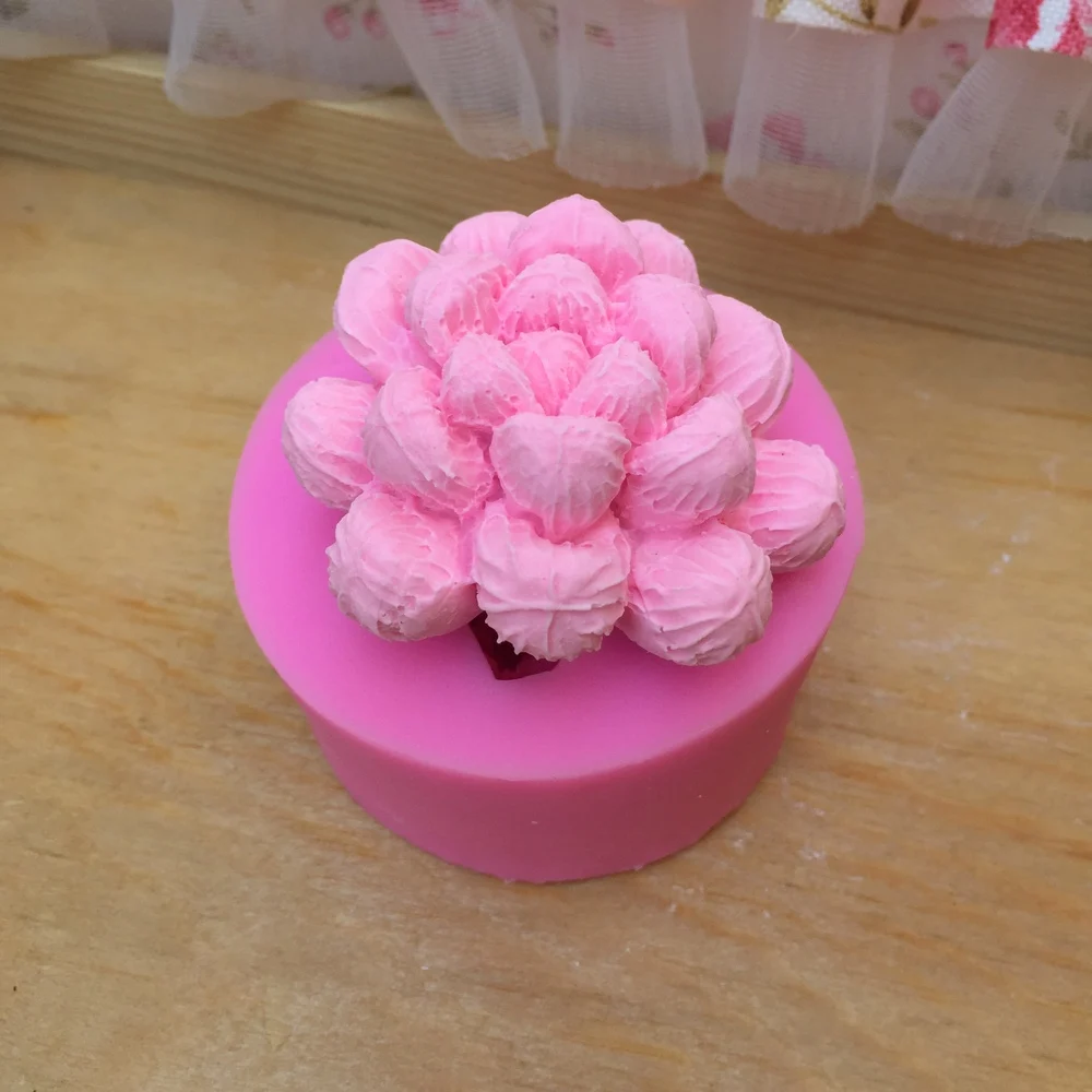 

Succulent plants Silicone Cake Molds Sugar Cake Decoration Tools flower Silicone Molds soap mold candle mould Aroma stone moulds