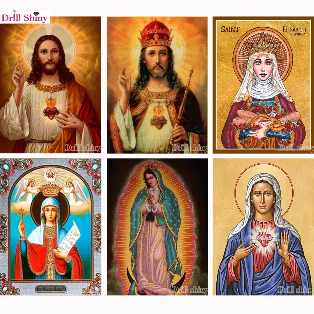 

Full Square/Round Drill 5D DIY Diamond Painting "Religion Icon of Saint"3D Embroidery Cross Stitch Mosaic Rhinestone Home Decor