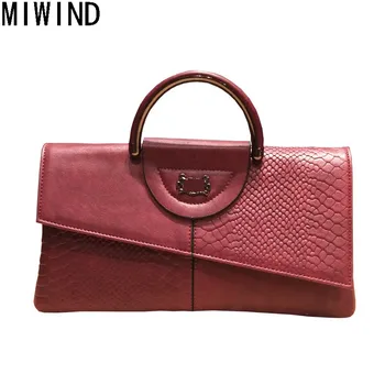 

Women bag Clutch Luxury brands Women Alligator Pattern Leather Shoulder Bag Evening Clutch Wallet Purse Chain Messenger Bag T025