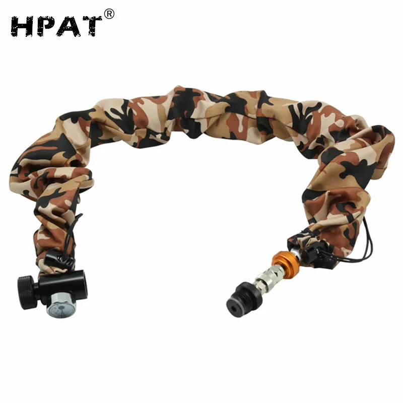 HPAT 2 шт./партия Пейнтбол страйкбол PCP пневматические пистолеты дистанционный спиральный шланг