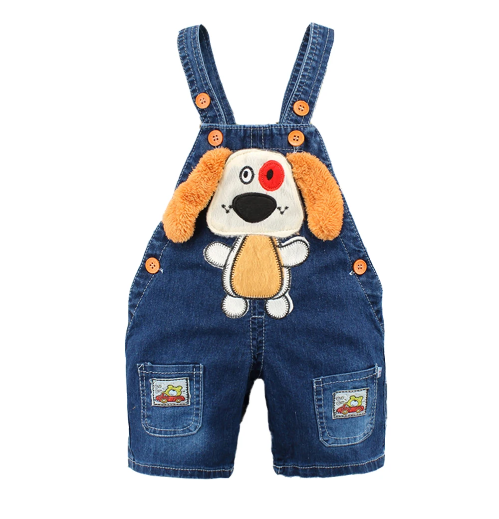 Buy 6M 2T Baby Boys Girls Denim Short Overalls For