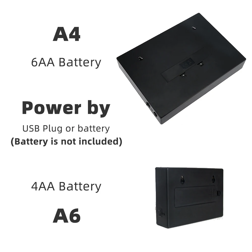 Aimkeeg, A4, A6, размер, светодиодный, комбинированный, Ночной светильник, коробка, USB, AA, батарея, сделай сам, буквы, украшение для открыток, лампа, доска для сообщений, светильник, коробка