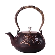 Европейский стиль Японский Южно-Железный чайник под старину чайник без покрытия Железный домашний пузырь чайники 1200 мл