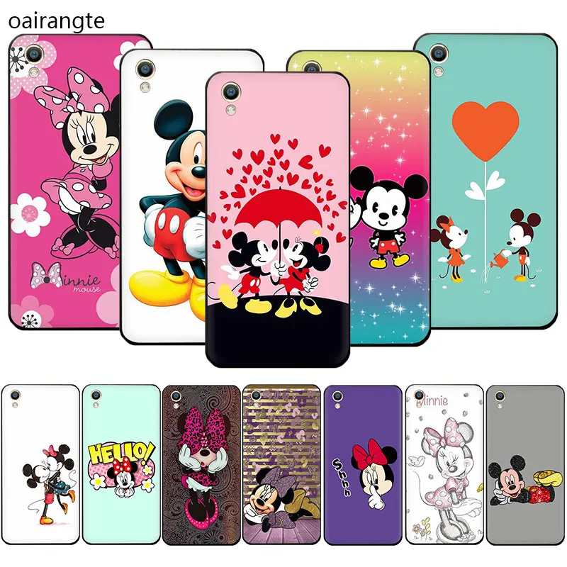 

Mickey Minnie Mouse Soft TPU phone case for OPPO R17 R15 F11 Pro R11 R9 S A77 A73 A83 A7 A37 A59 A5