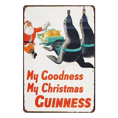 Guinness Vintage Metal Plaques Wall Art Kitchen Party Home Retro Craft Bar Decoration 30X20CM SA-2013 - Цвет: SA2026