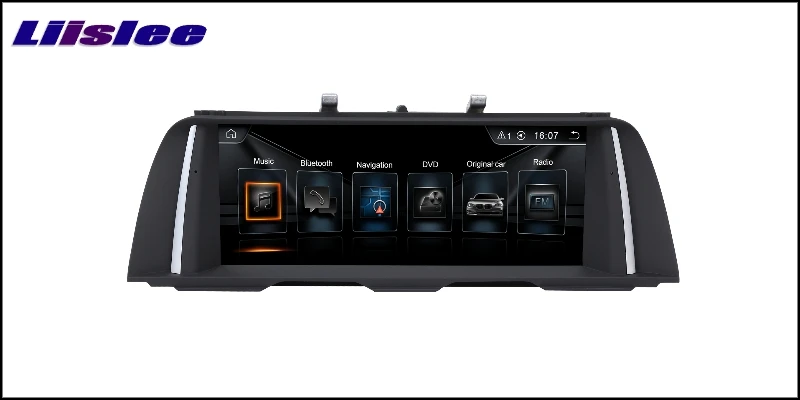Perfect LiisLee Car Multimedia GPS Audio Hi-Fi Radio Stereo For BMW 5 Series F10 F11 2013~2016 Original NBT Style Navigation NAVI 4