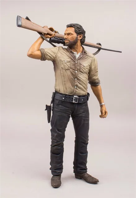 Cheap 23cm The Walking Dead Rick Grimes Deluxe Action & Toy Figures One Piece Action Figure for children best Christmas/birthday gift Cheap 23cm The Walking Dead Rick Grimes Deluxe Action & Toy Figures One Piece Action Figure for children best Christmas/birthday gift